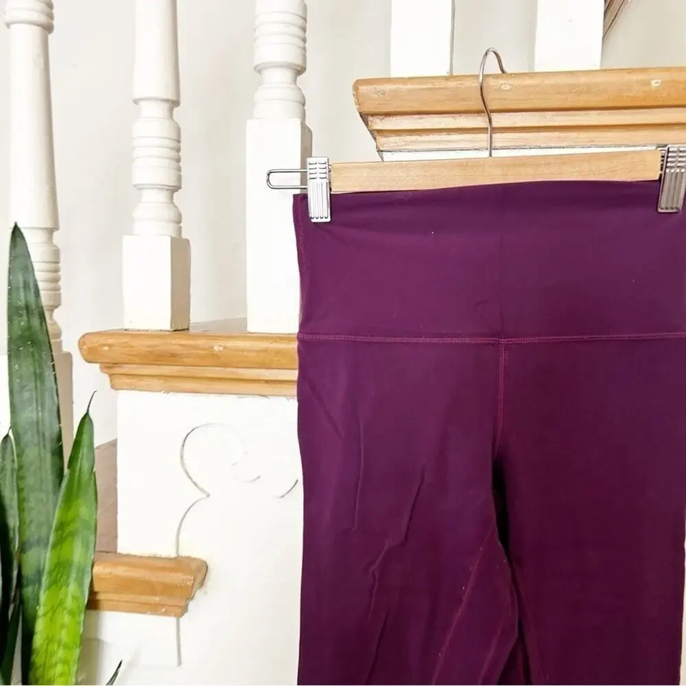 Lululemon Align Purple High-Rise Activewear Sweat-Wicking Leggings Size 4